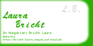 laura bricht business card